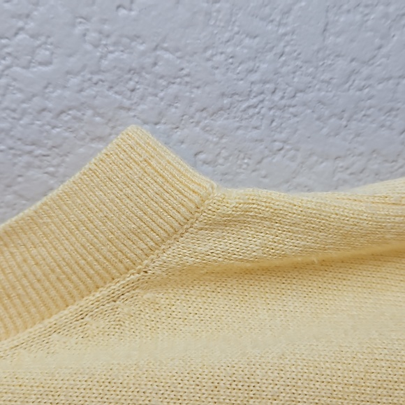 Martin | Men's 1/4 Zip Merino/Cotton Argyle Whisper Rock Golf Club Vest Sz L - Picture 7 of 10